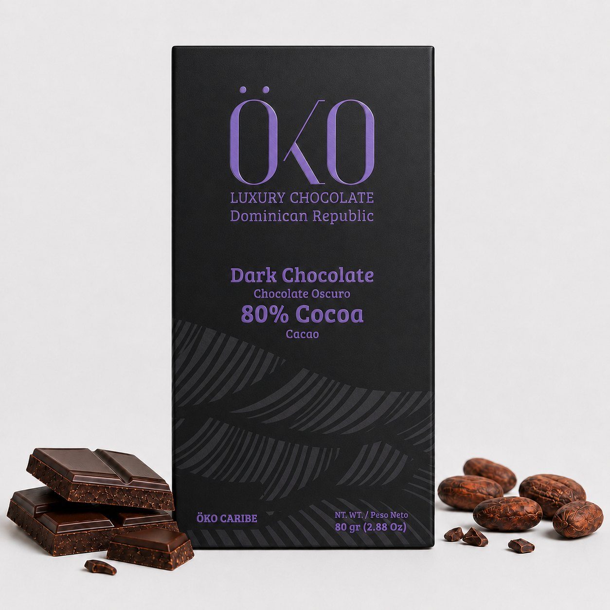 Dark Chocolate 80%, Öko Caribe