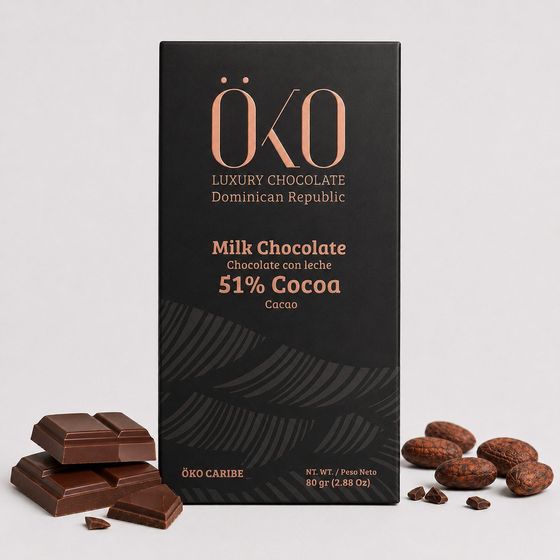 Milk Chocolate 51%, Öko Caribe